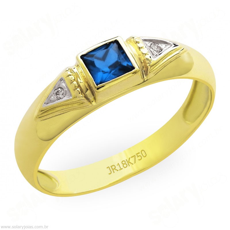 Anél de Formatura em Ouro Tradicional