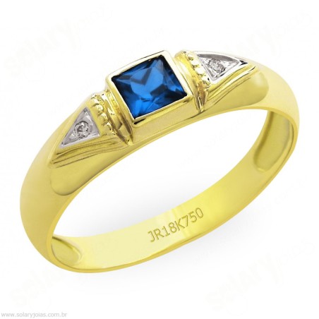 Anél de Formatura em Ouro Tradicional