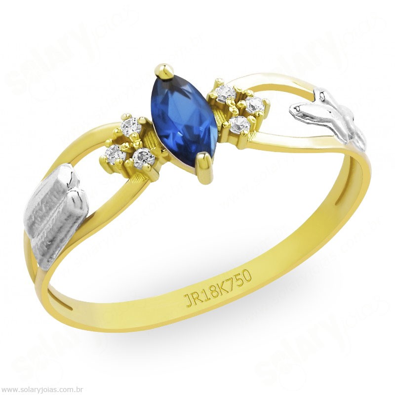 Anél de Formatura em Ouro Tradicional