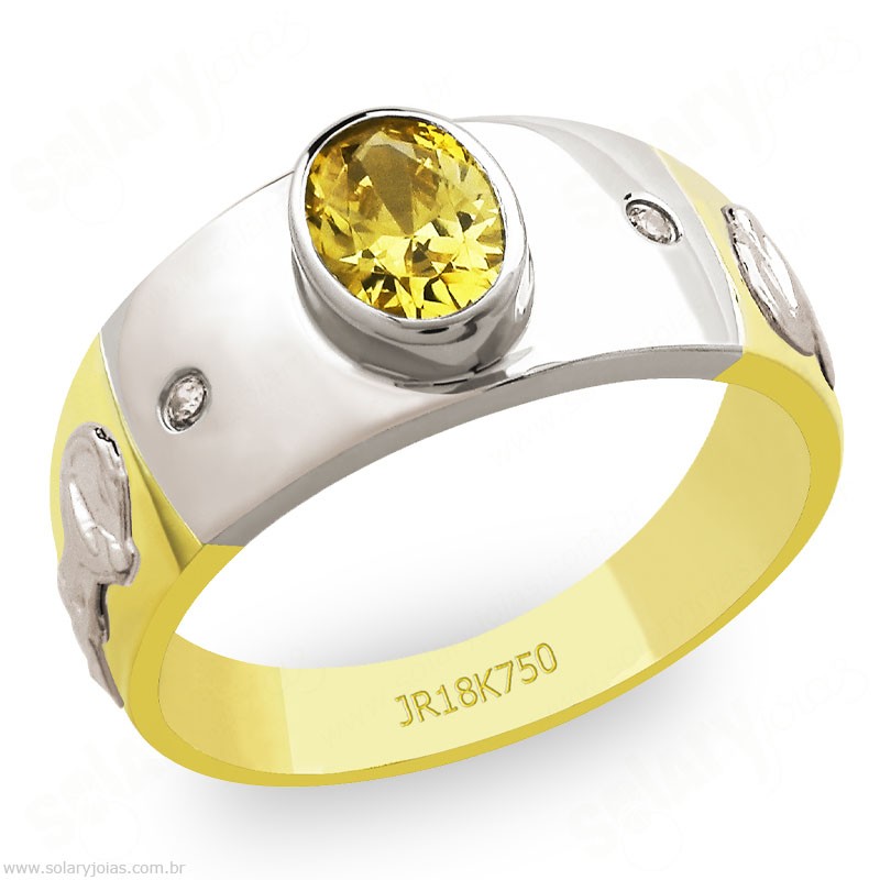 Anél de Formatura em Ouro Tradicional