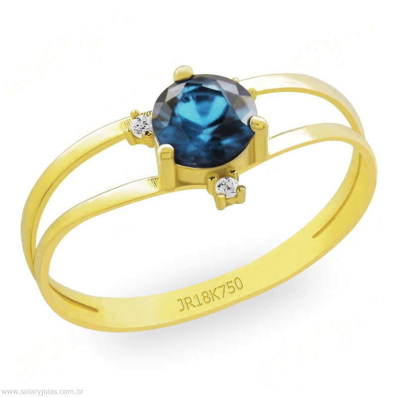 Anél de Formatura em Ouro Tradicional