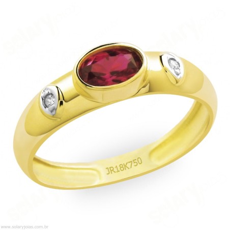 Anél de Formatura em Ouro Tradicional