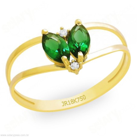 Anél de Formatura em Ouro Tradicional