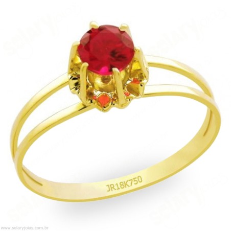 Anél de Formatura em Ouro Tradicional