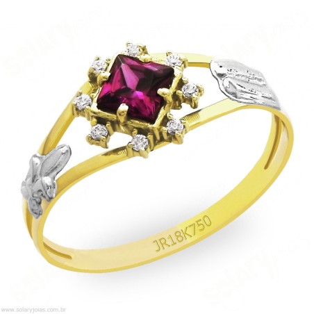 Anél de Formatura em Ouro Tradicional