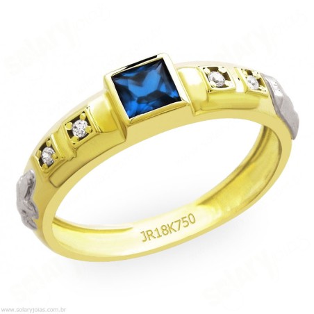 Anél de Formatura em Ouro Tradicional