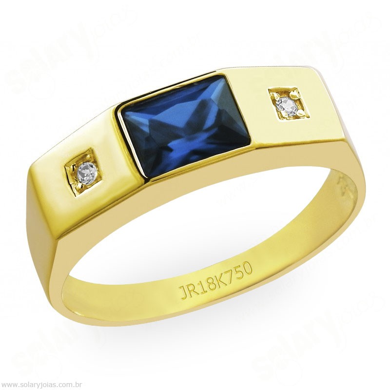 Anél Masculino com Pedra