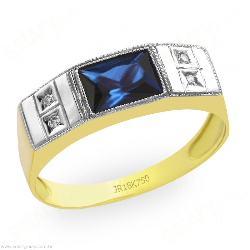 Anél Masculino com Pedra