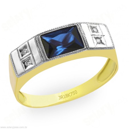 Anél Masculino com Pedra