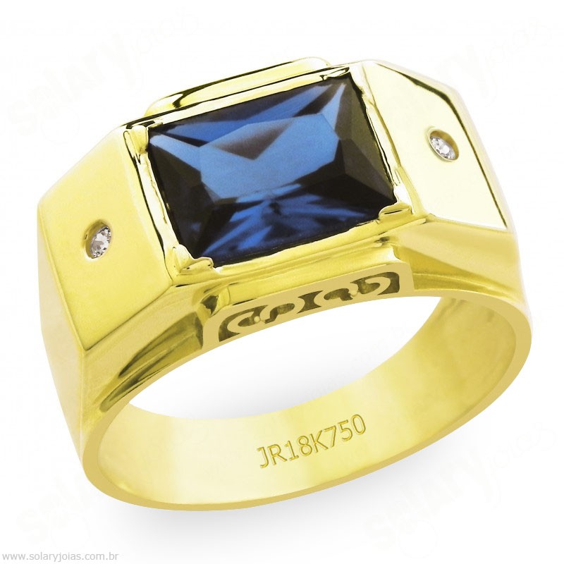 Anél Masculino com Pedra