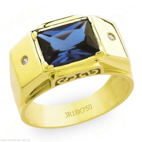 Anél Masculino com Pedra