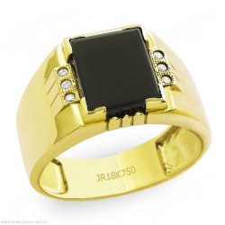 Anél Masculino com Pedra