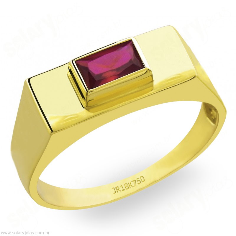 Anél Masculino com Pedra
