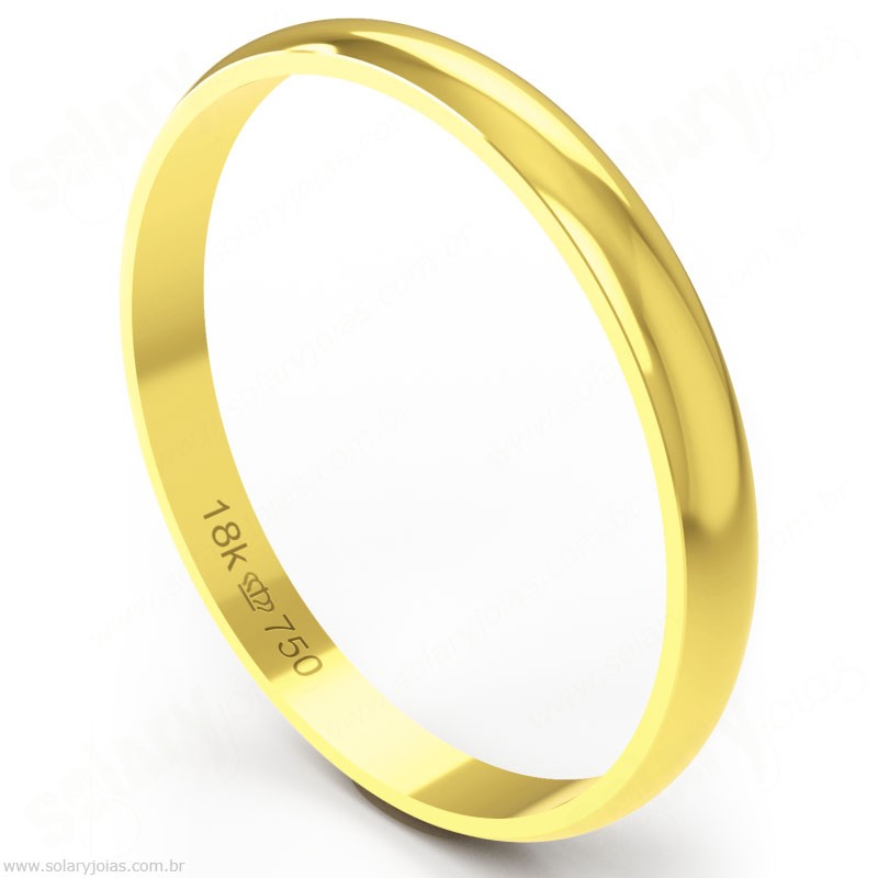 Aliança em Ouro 18k