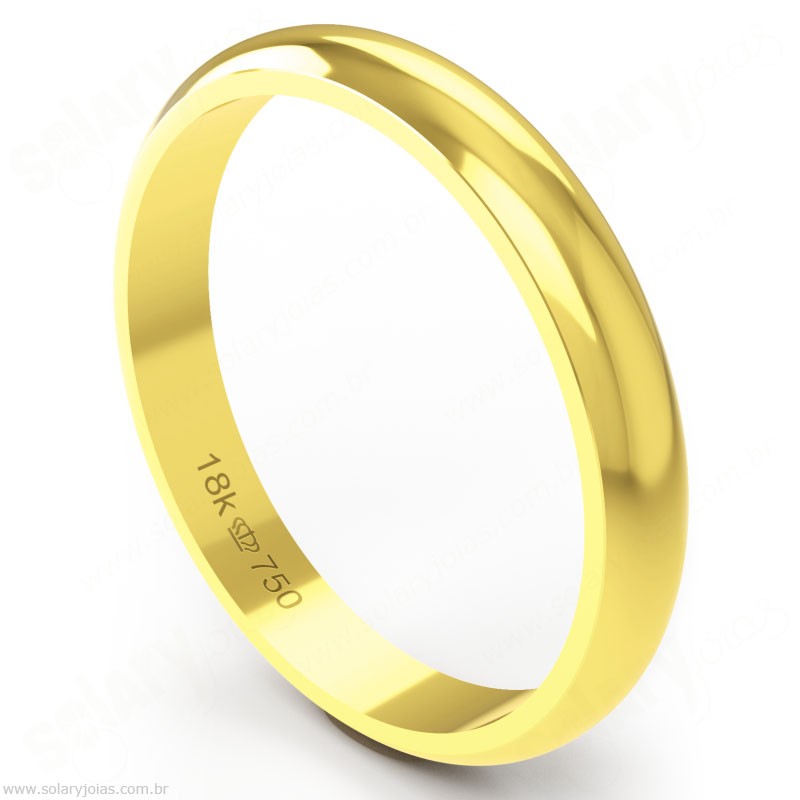 Aliança em Ouro 18k