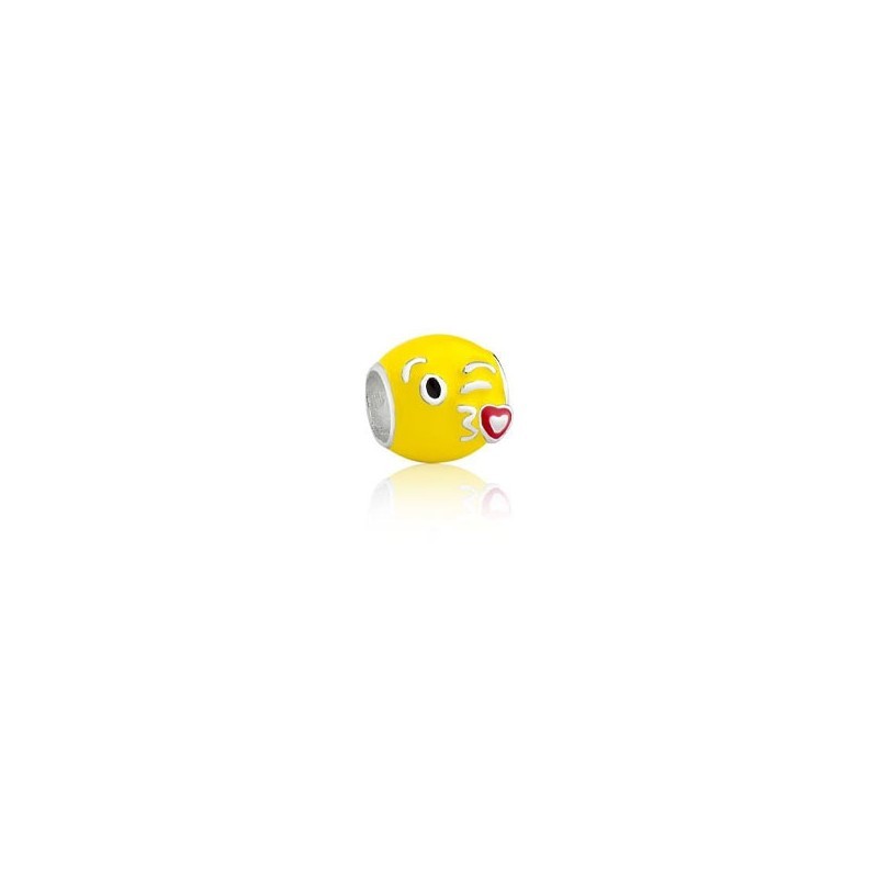 Berloque em Prata Separador Emoji
