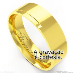 Aliança em Ouro 18k