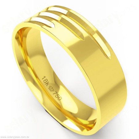 Aliança em Ouro 18k