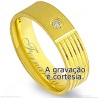 Aliança em Ouro 18k com Brilhante