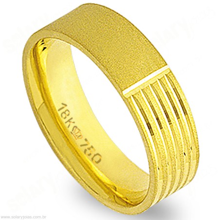 Aliança em Ouro 18k