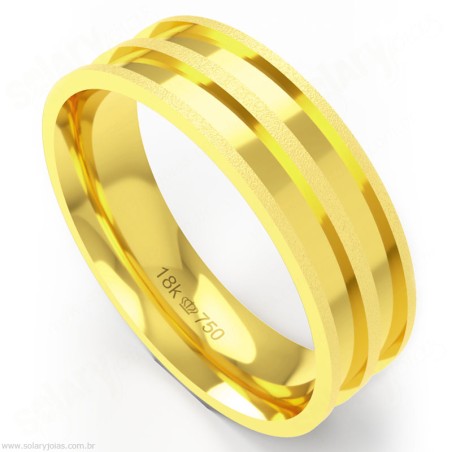 Aliança em Ouro 18k