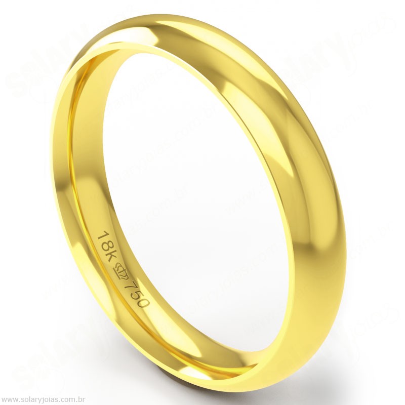 Aliança em Ouro 18k