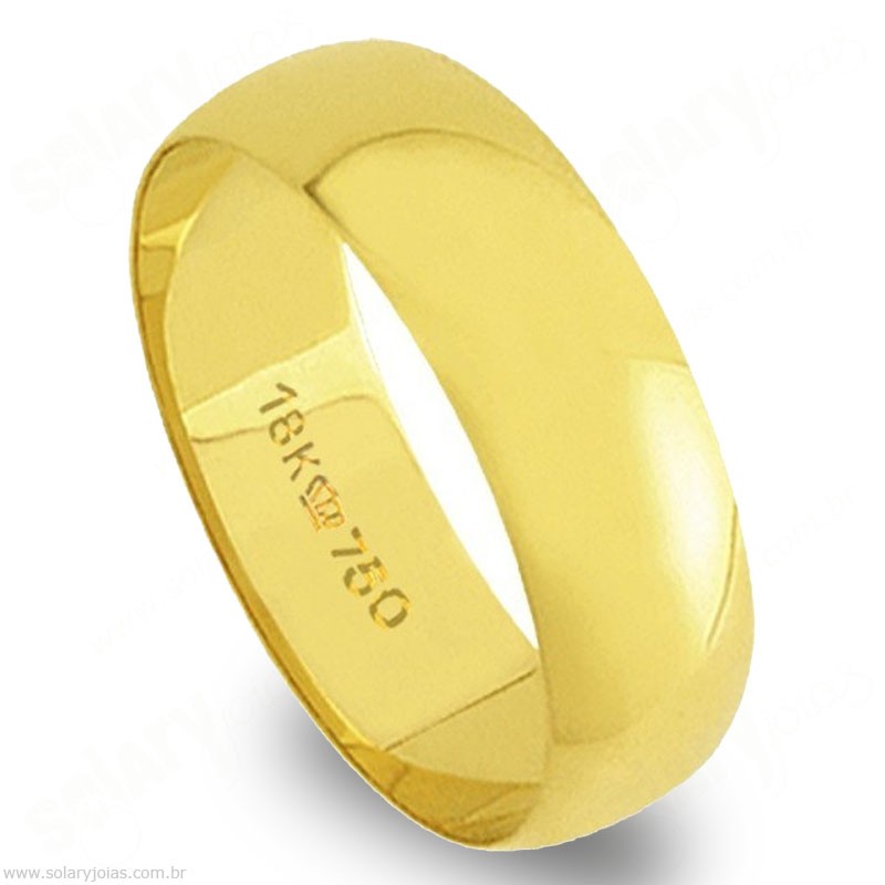 Aliança em Ouro 18k
