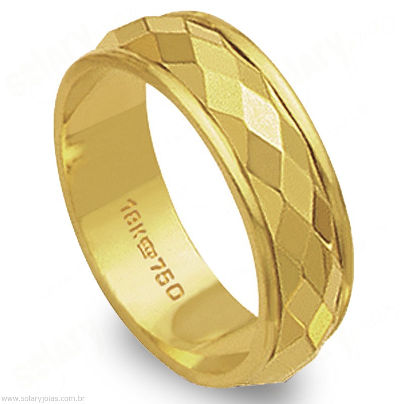 Aliança em Ouro 18k Bodas