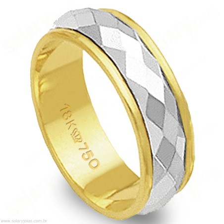 Aliança em Ouro 18k Bodas
