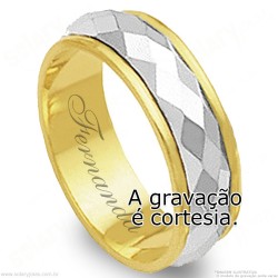 Aliança em Ouro 18k Bodas