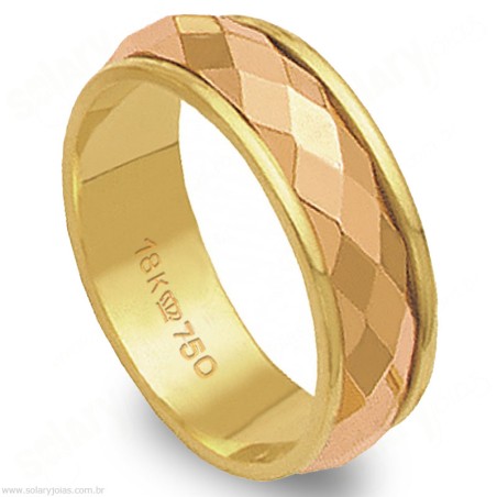 Aliança em Ouro 18k Bodas