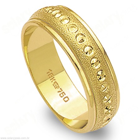 Aliança em Ouro 18k Bodas