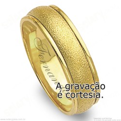 Aliança em Ouro 18k Bodas