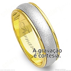 Aliança em Ouro 18k Bodas