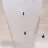 Conjunto em Prata com Zircônias