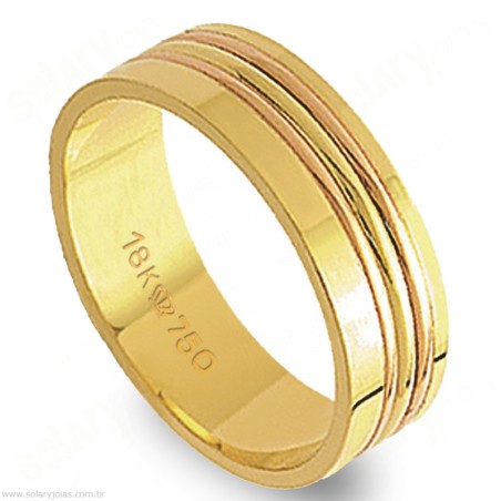 Aliança em Ouro 18k