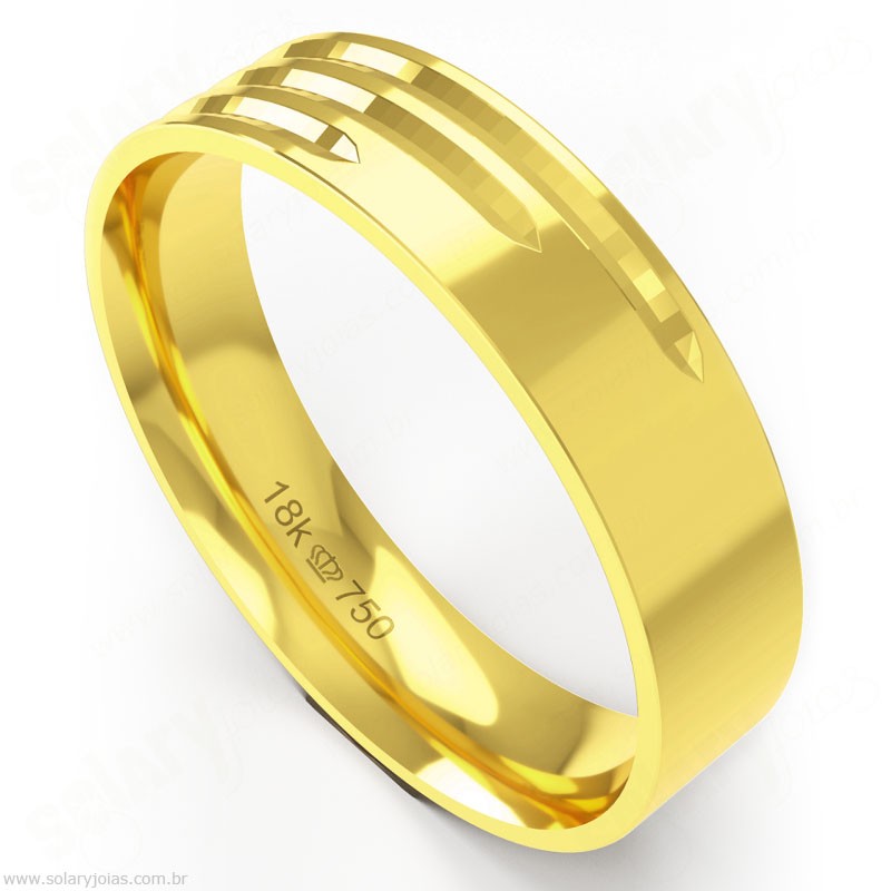 Aliança em Ouro 18k