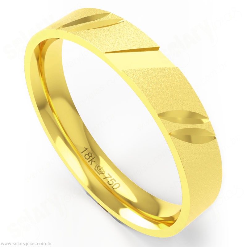 Aliança em Ouro 18k
