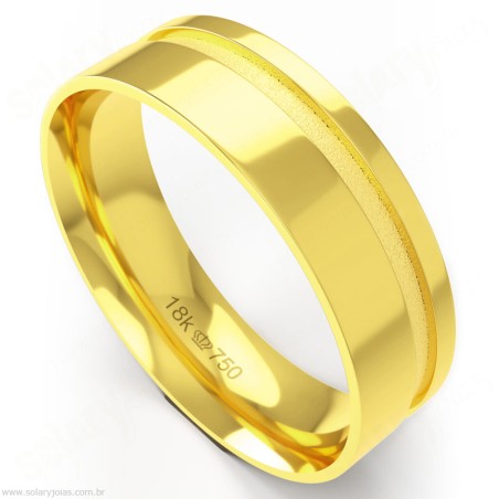 Aliança em Ouro 18k