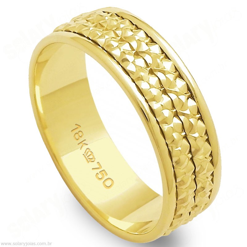 Aliança em Ouro 18k Bodas