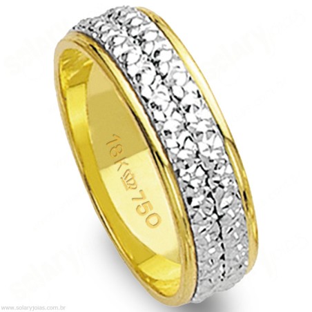 Aliança em Ouro 18k Bodas