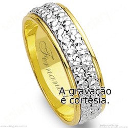 Aliança em Ouro 18k Bodas