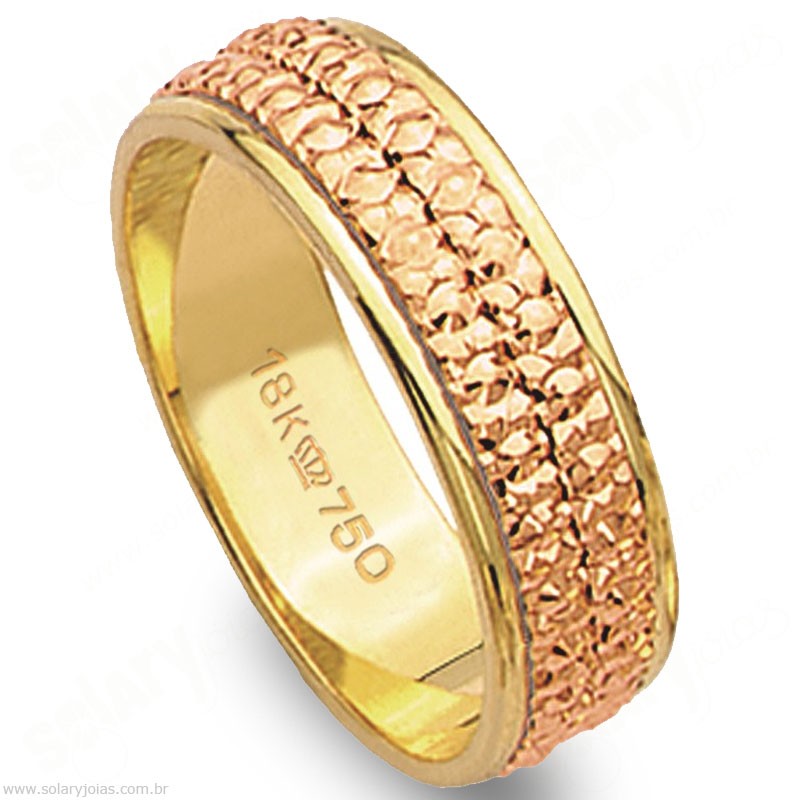 Aliança em Ouro 18k Bodas