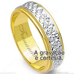 Aliança em Ouro 18k Bodas