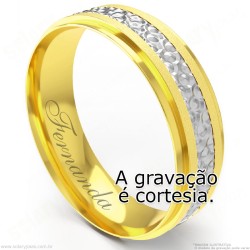 Aliança em Ouro 18k Bodas