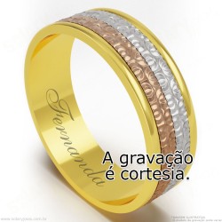 Aliança em Ouro 18k Bodas
