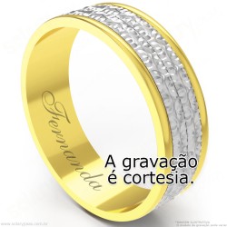 Aliança em Ouro 18k Bodas