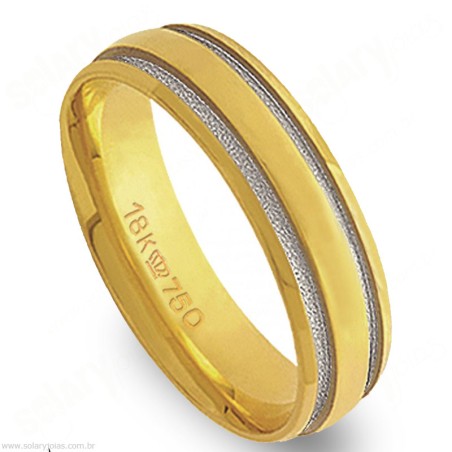 Aliança em Ouro 18k
