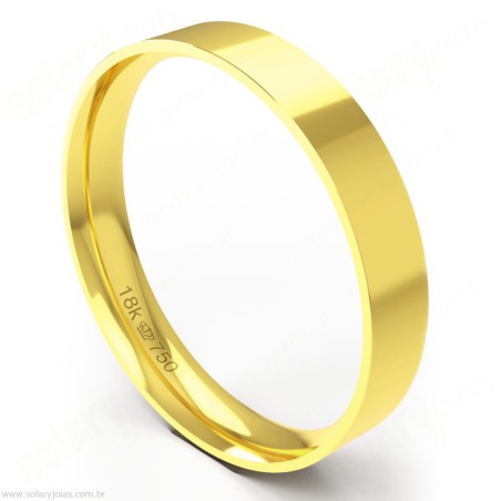 Aliança em Ouro 18k