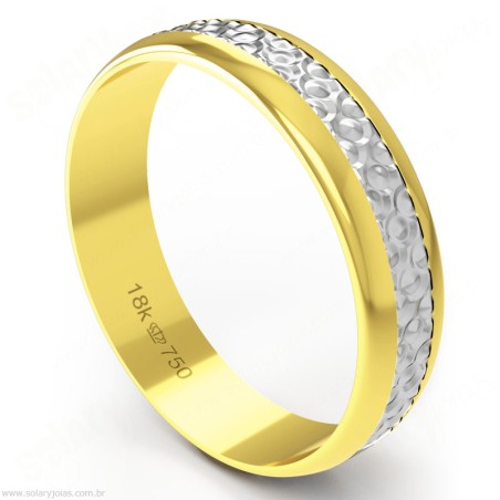 Aliança em Ouro 18k Bodas